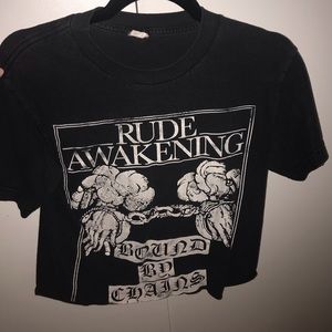 Cropped T-Shirt Rude Awakening